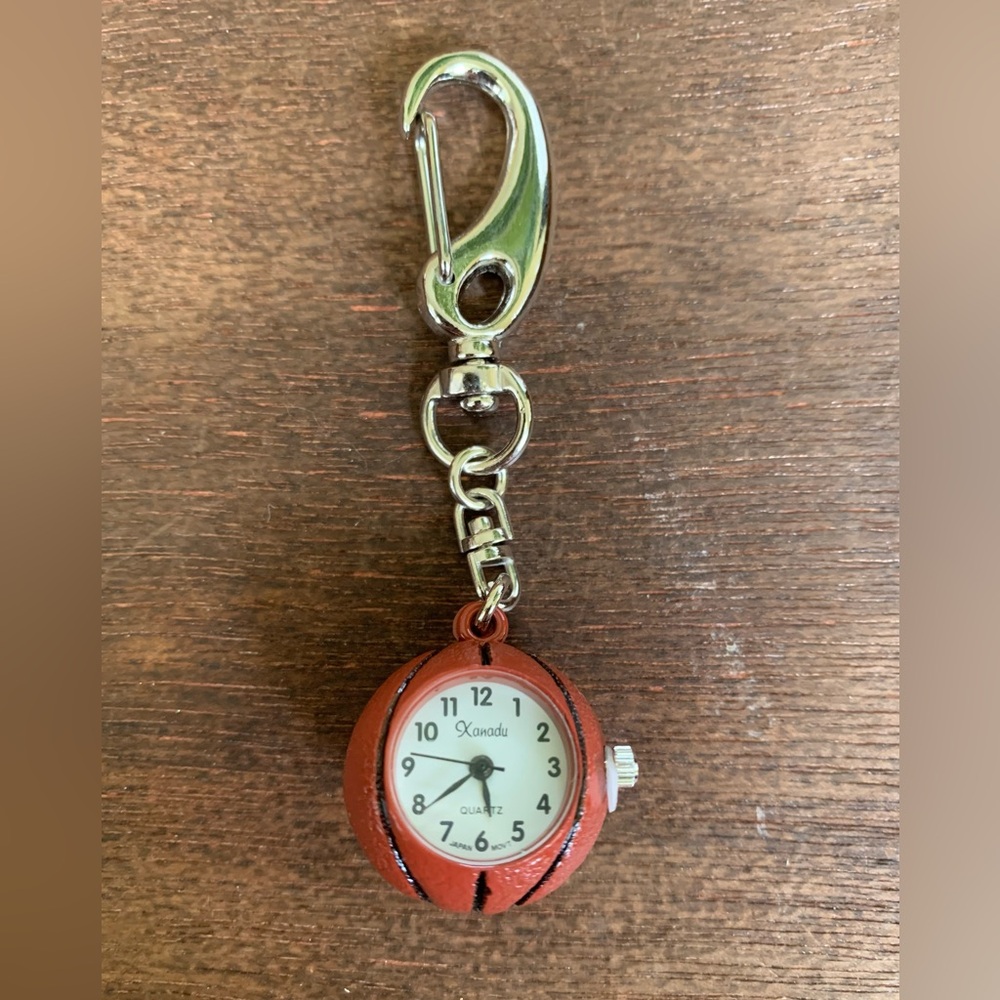 NEW Xanadu Watch Keychain Basketball